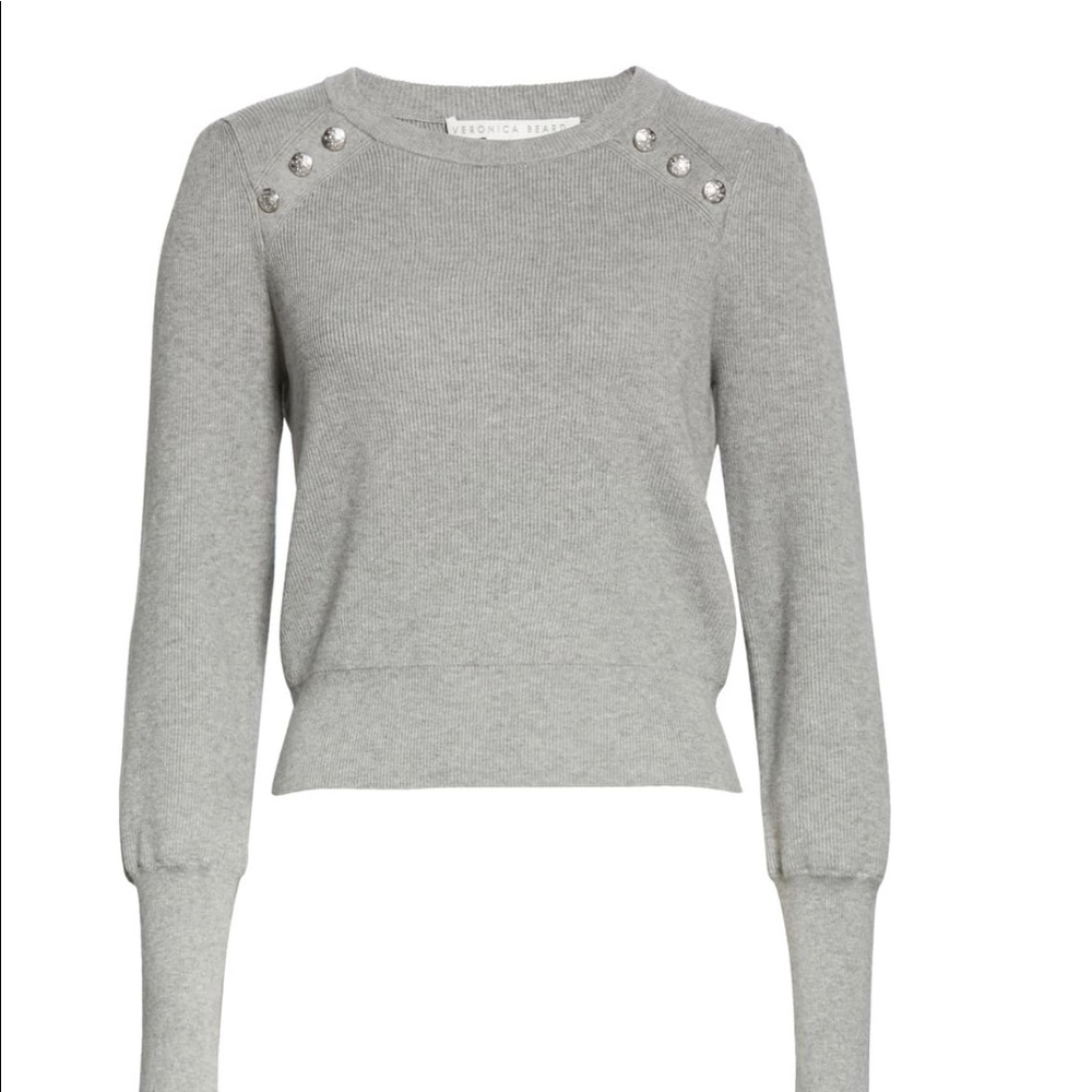 Veronica Beard Jeweled Sweater